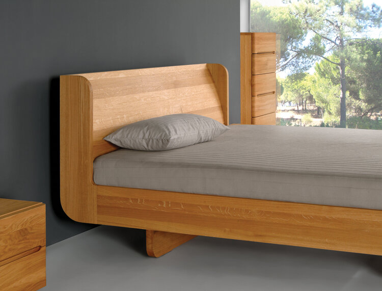 ZACK DESIGN Massivholzbett B2