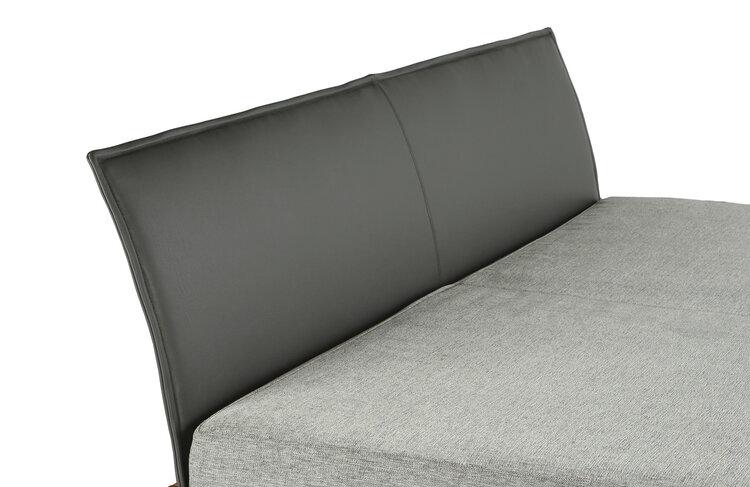 ZACK DESIGN Massivholzbett B-BASIC mit Polsterlehne