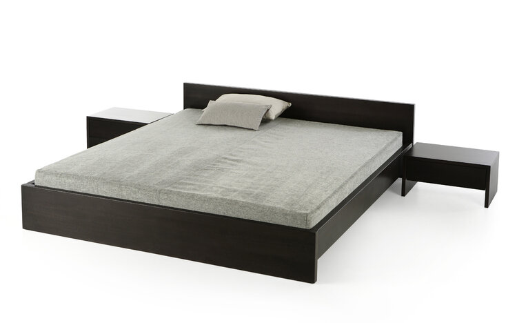 SEILER MÖBELMANUFAKTUR Massivholzbett ESANI_M - wengé-farben