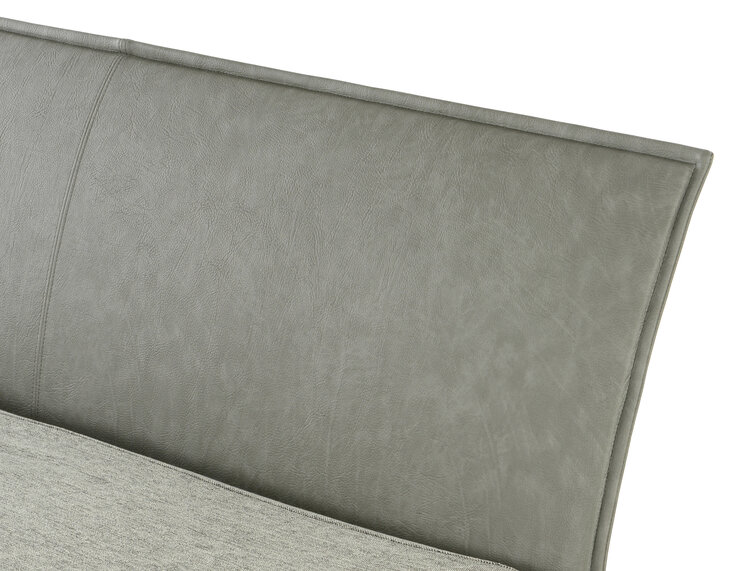 ZACK DESIGN Massivholzbett K-BASIC mit Polsterlehne