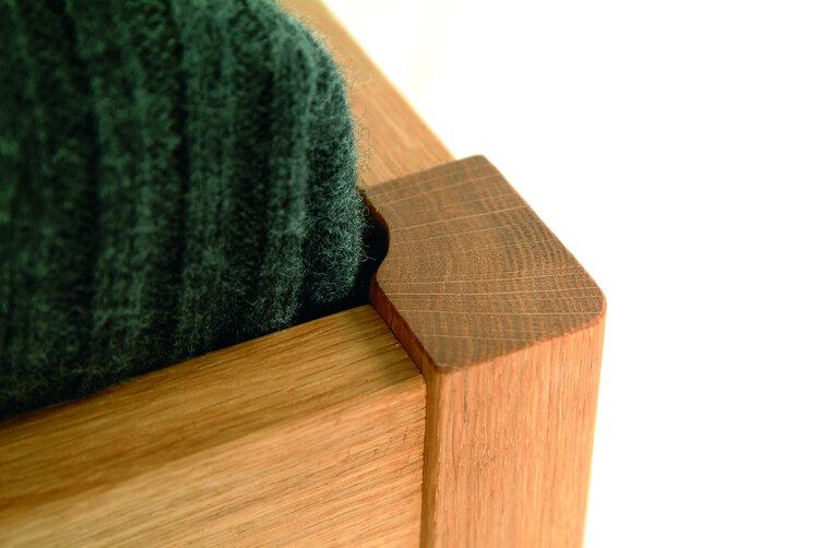 COBURGER WERKSTÄTTEN 1894 Massivholzbett TOSCANOVA