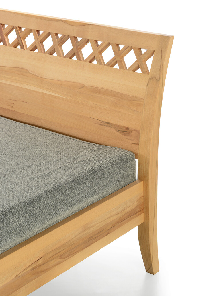 COBURGER WERKSTÄTTEN 1894 Massivholzbett TOSCANOVA