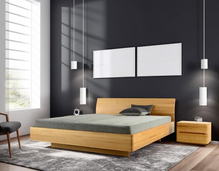 TRAUMWERK Massivholzbett ETOS 23 BF