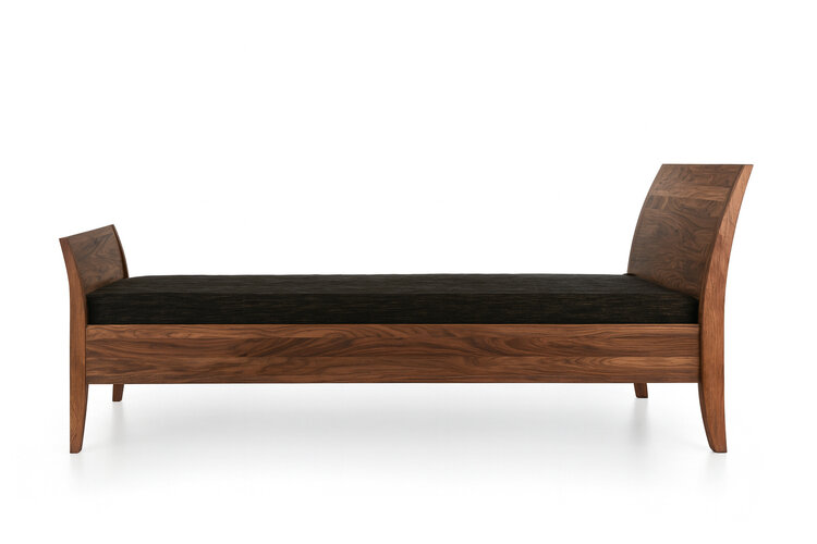 COBURGER WERKSTÄTTEN 1894 Massivholzbett PRO-CLASSICO mit erhöhtem Fußteil