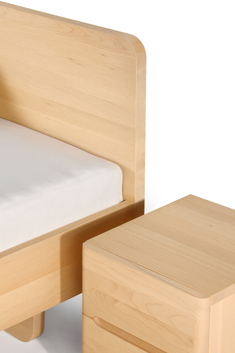 ZACK DESIGN Massivholzbett B3