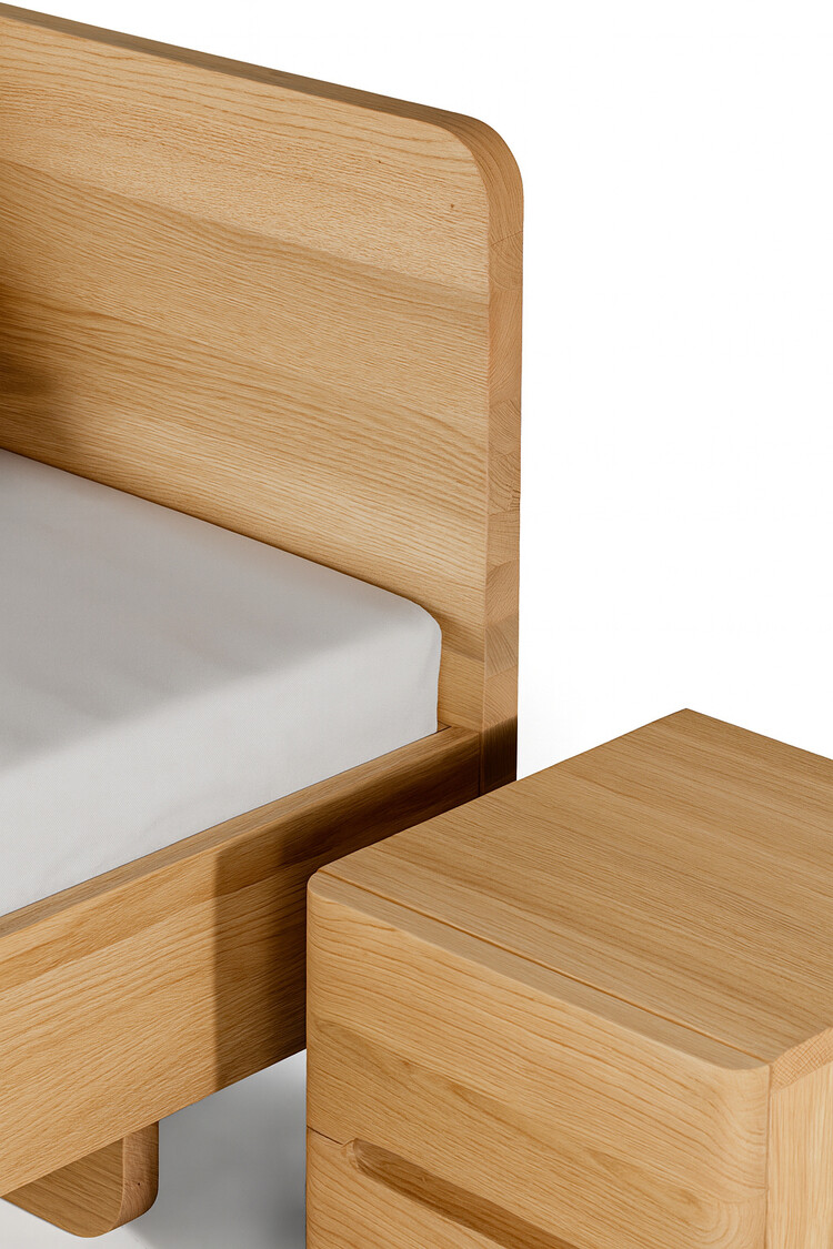 ZACK DESIGN Massivholzbett B3