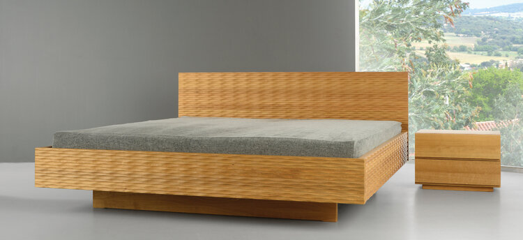 ZACK DESIGN Massivholzbett F2 - WOODWAVES