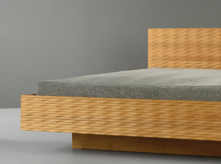 ZACK DESIGN Massivholzbett F2 - WOODWAVES