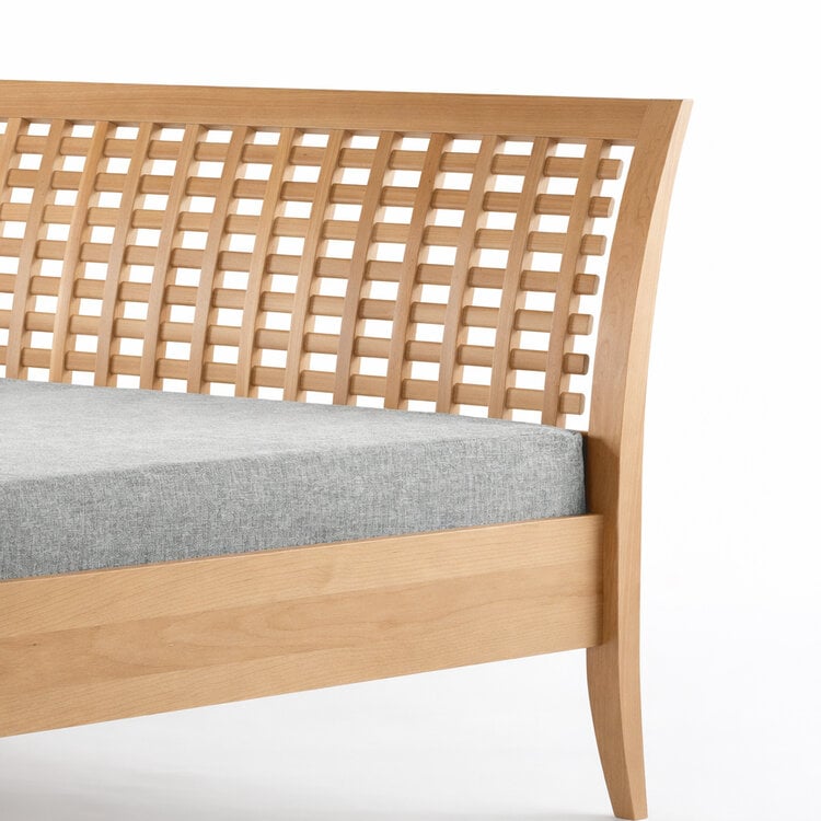 COBURGER WERKSTÄTTEN 1894 Massivholzbett ALECTO