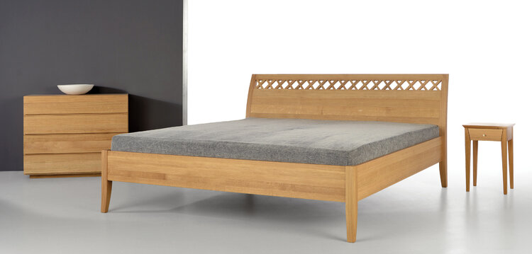 COBURGER WERKSTÄTTEN 1894 Massivholzbett PRO-TOSCANOVA