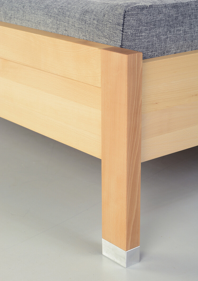 COBURGER WERKSTÄTTEN 1894 Massivholzbett NIDO-S 21 (H / XH)