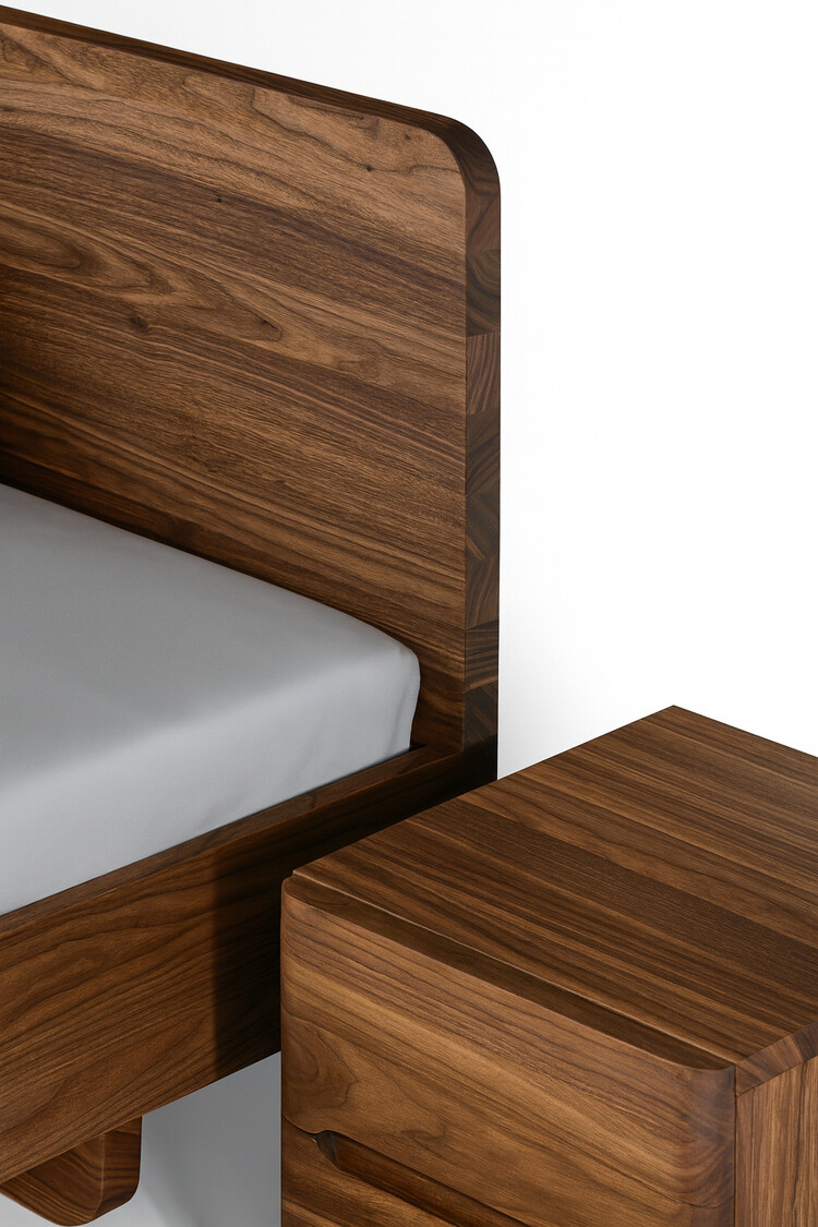 ZACK DESIGN Massivholzbett B3