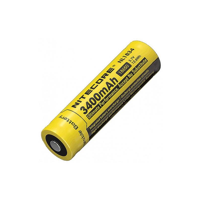 18650 Li-Ion 3.7V 3400mAh Rechargeable Battery