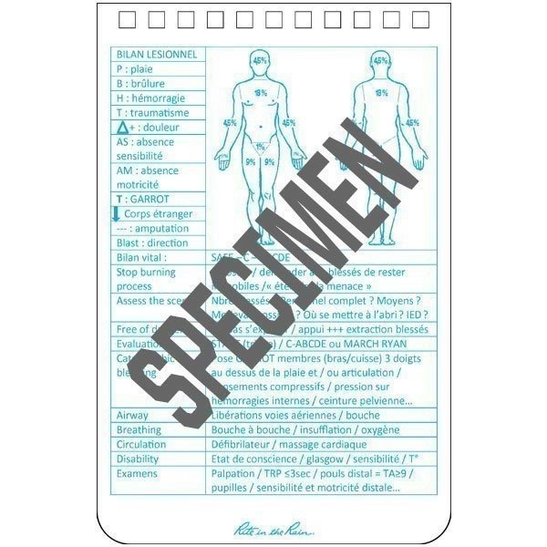 Calepin secourisme Primo-Intervenant