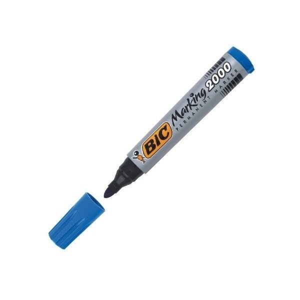 Marqueur Permanent Bleu Indélébile - BIC