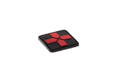 Red Cross Medic Patch, 40mm (Black)