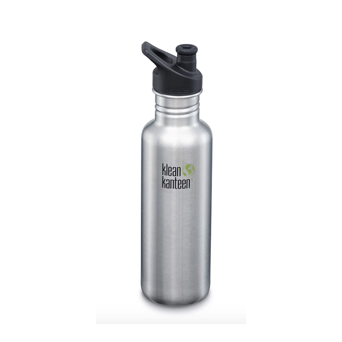 Classic Single Wall 800ml Water Bottle w/Sport Cap