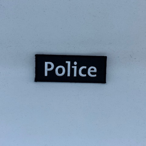 Patch Police Brodé