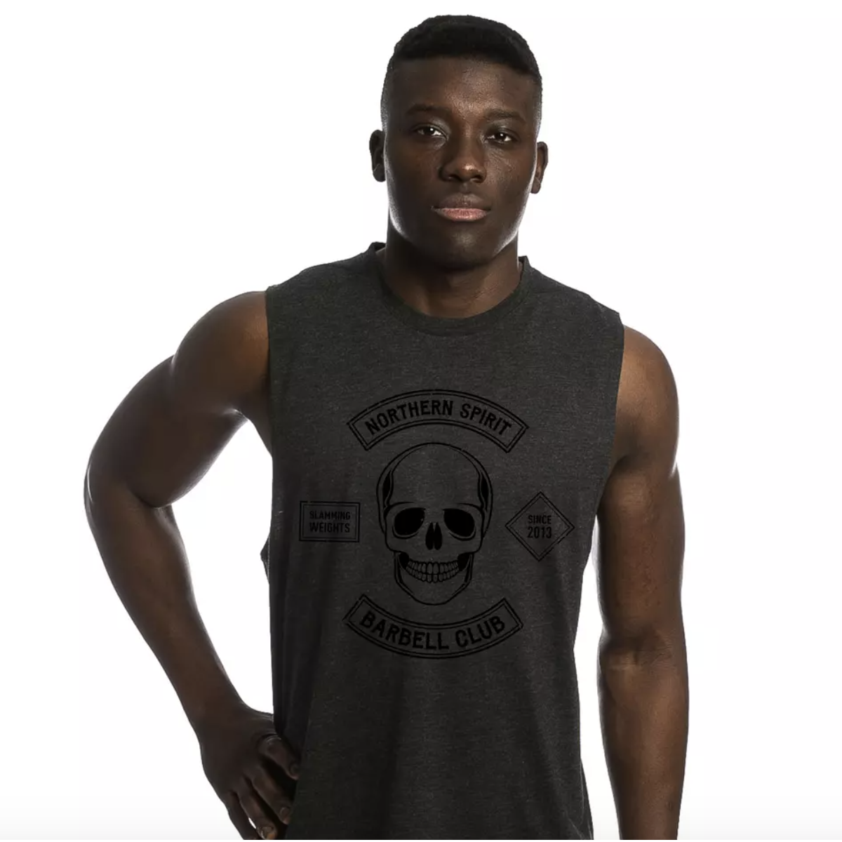 Muscle Tank Black Barbell Club (Beast)