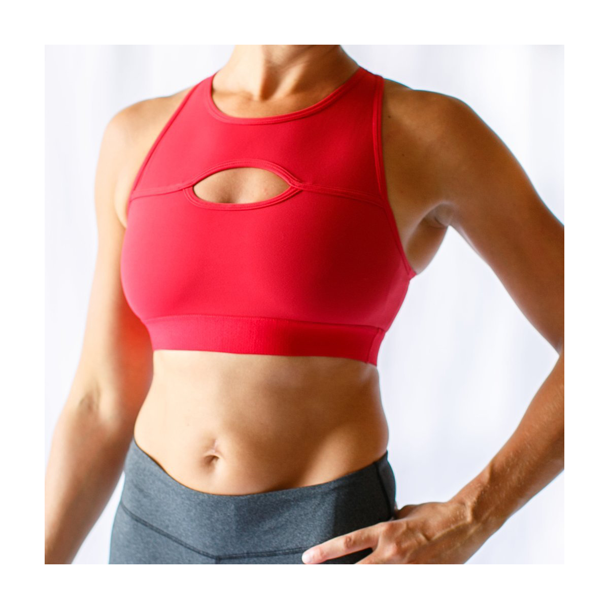 Impact Sport Bra Red- Born Primitive