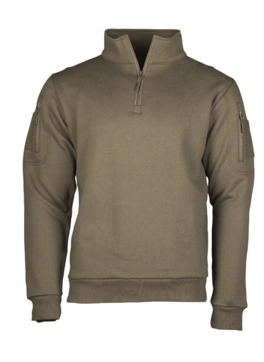 Tactical Sweat-Shirt with Zipper