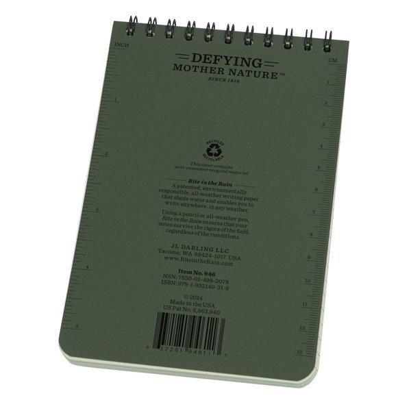 NOTEBOOK 10X15 GREEN