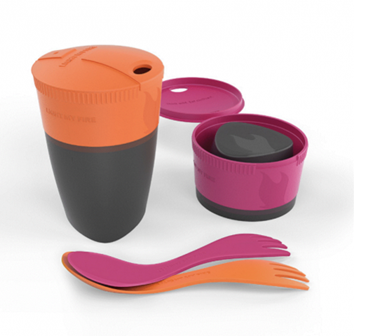 Cup'n Spork Pink/orange