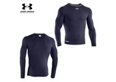 HeatGear® Armour Long Sleeve Compression Shirt (Blue)