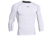 HeatGear® Armour Long Sleeve Compression Shirt (White)