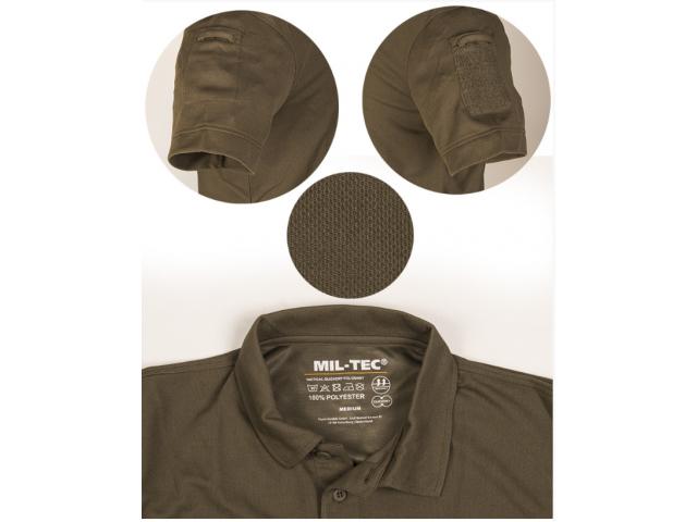 Quick-Dry Tactical Polo (Urban Grey)