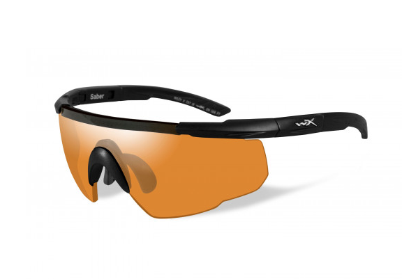 Saber Advanced - Matte Black Frame/ Grey, Orange and Clear Lenses