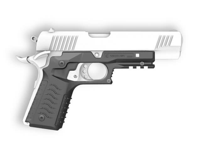 CC3 Grip and Rail System for the 1911 (Black)