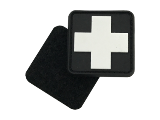 White Cross Medic PVC Patch