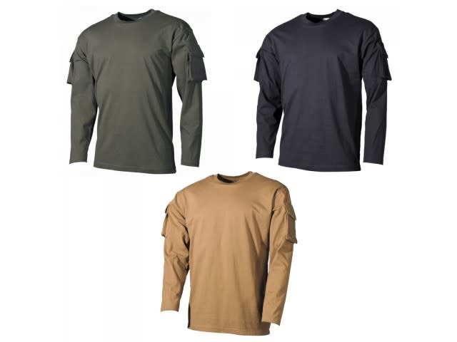 Longsleeve US T-Shirt (Black)