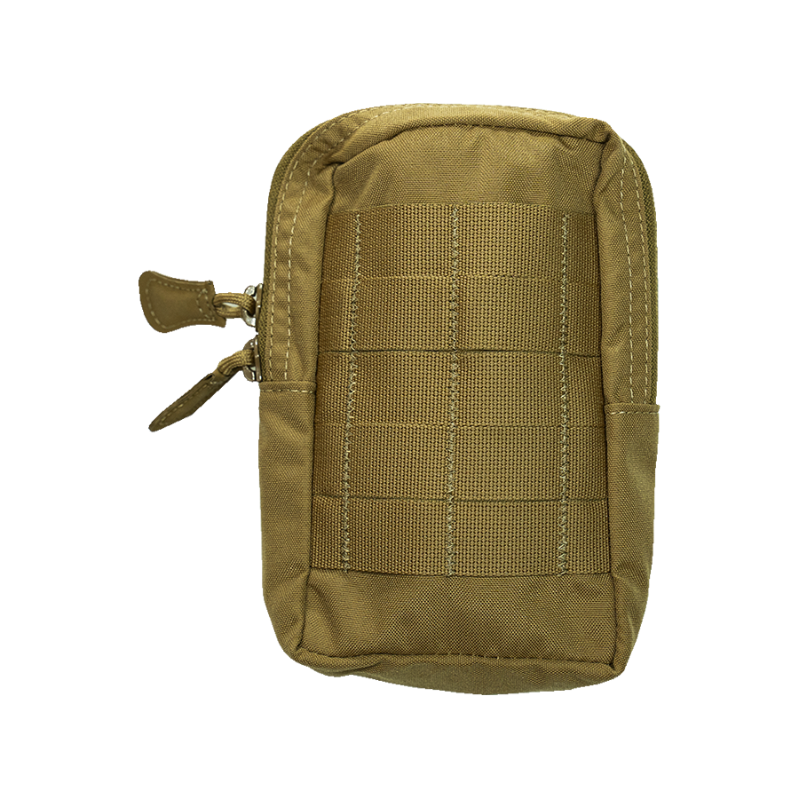 Pouch, Symmetrical Zipper Saddle Bag (Ranger Green)