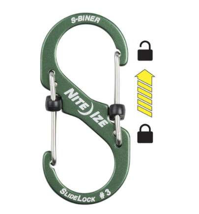 Mousqueton S-Biner #3 Olive