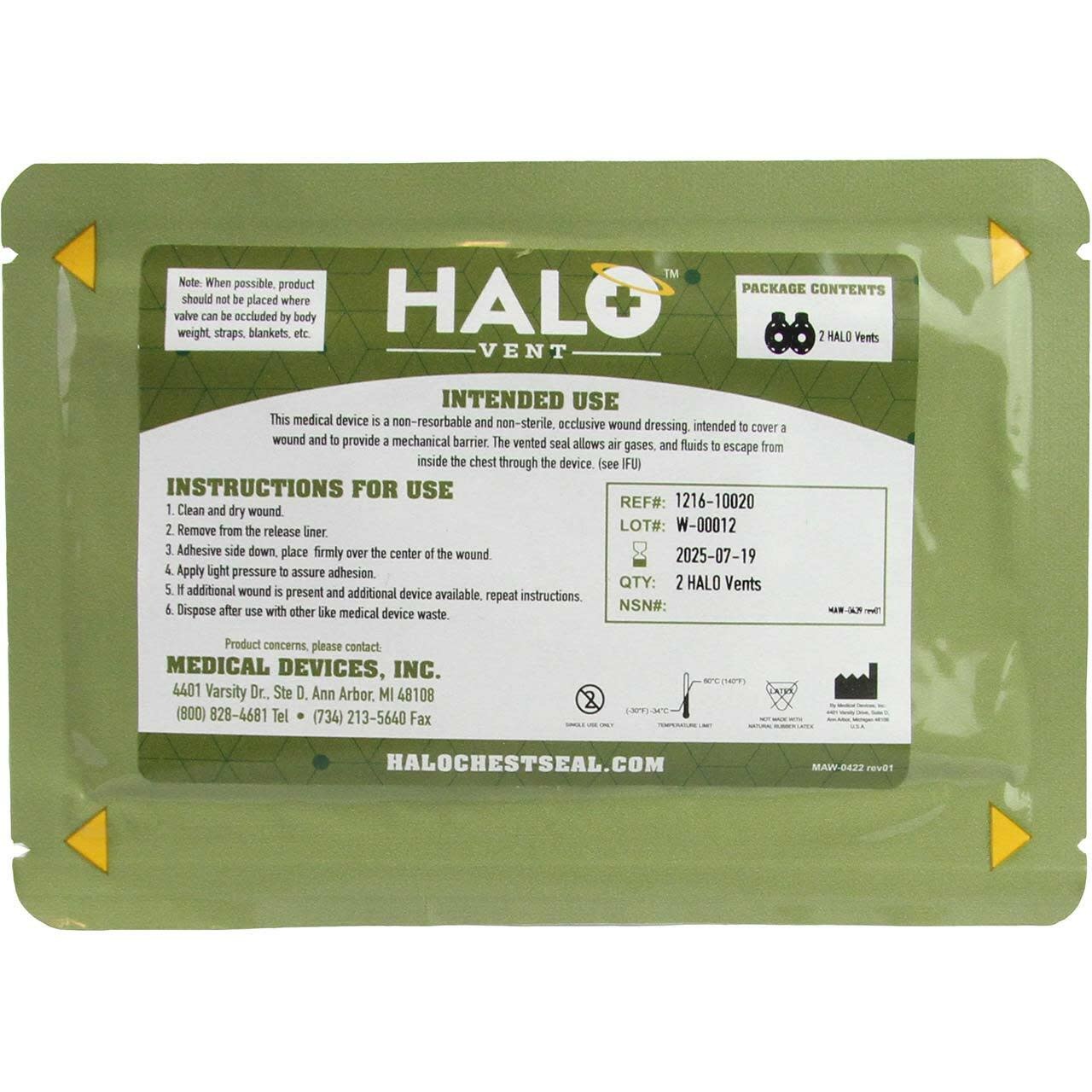 HALO Chest Seal Vented