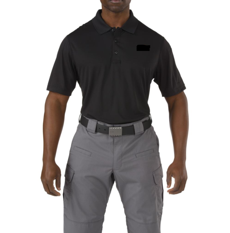 Corporate Pinnacle Short Sleeve Polo (Black)