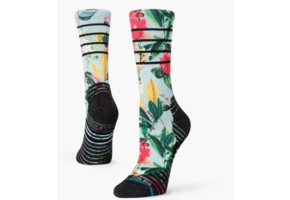 Small Talk Crew Blue Socks