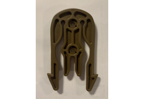 Safariland Model 6004-16 MOLLE Locking System Accessory Locking Fork (Coyote)