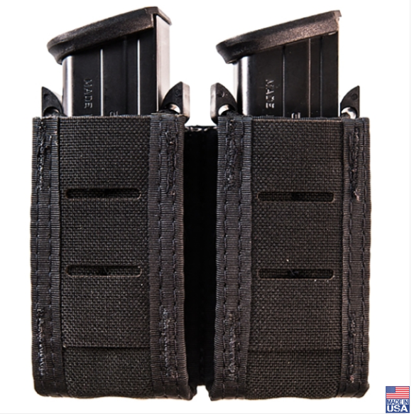 Duty Double Pistol Open TACO - U-MOUNT (Black)