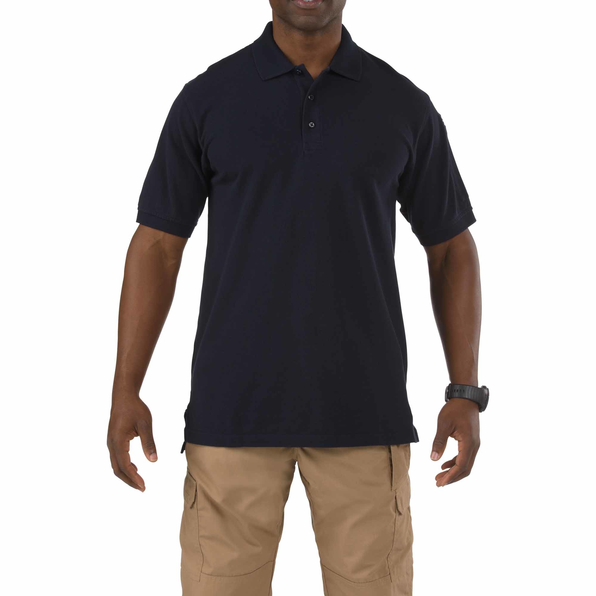 Professional Short Sleeve Polo (Dark Navy)