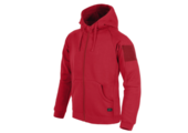 Urban Tactical Hoodie Lite FULL ZIP (Red)