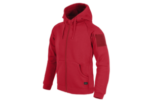 Urban Tactical Hoodie Lite FULL ZIP (Red)
