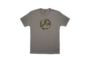 Woodland Camo Icon CVC T-Shirt (Grey)