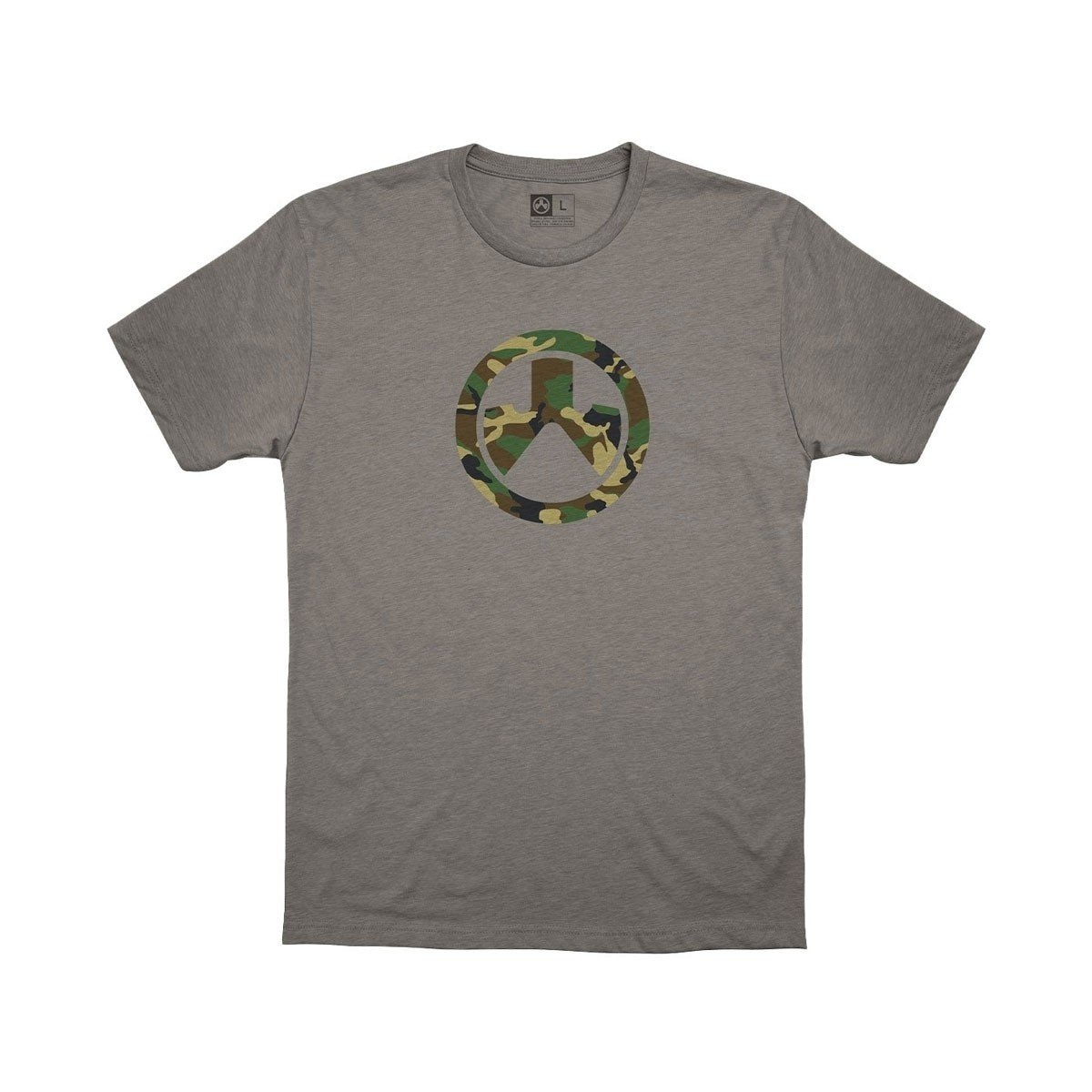 Woodland Camo Icon CVC T-Shirt (Grey)