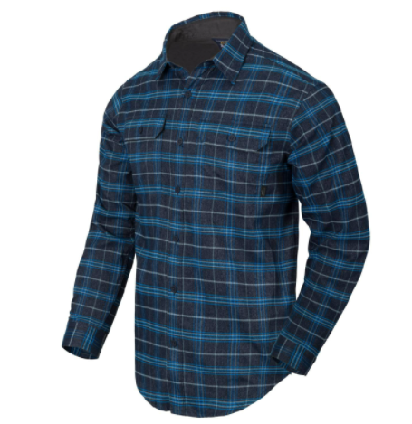 GREYMAN SHIRT Blue Stonework Plaid