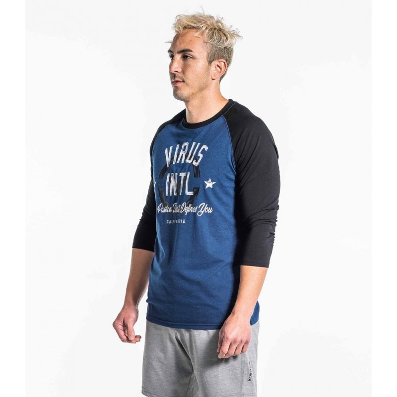 Retro Crest 3/4 Raglan Tee