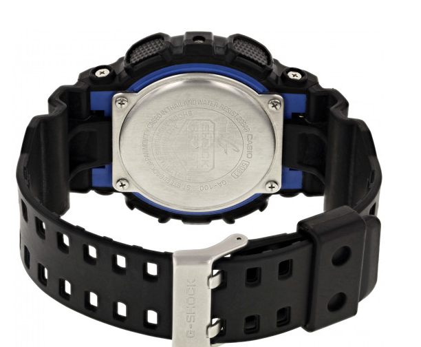 Classic GA-100 Watch (Black/Blue)