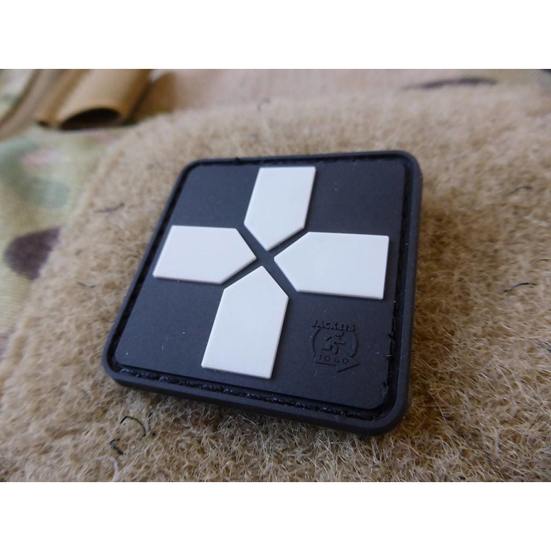 Medic Grey Cross PVC Patch SWAT 40mm